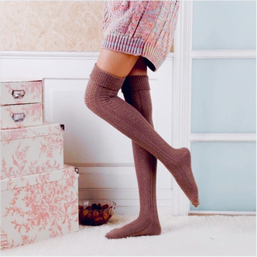 Thick over the knee socks